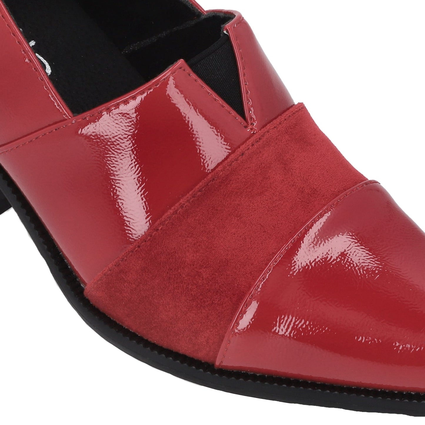Zapato Taco Rojo Mujer 33765