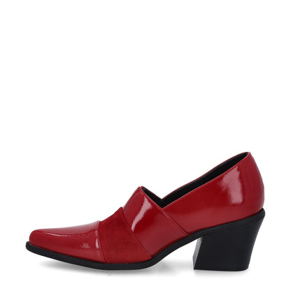 Zapato Taco Rojo Mujer 33765
