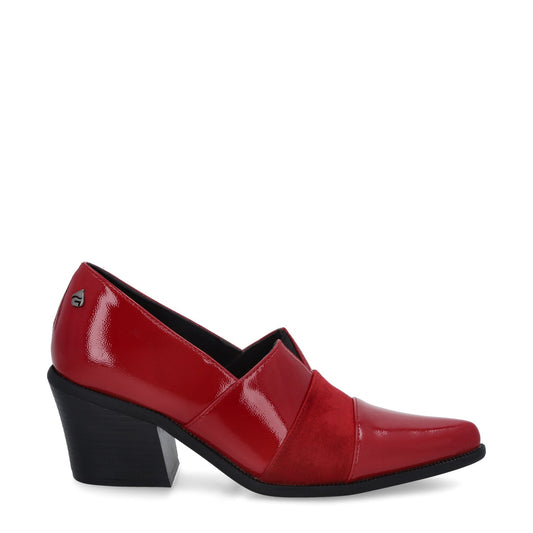 Zapato Taco Rojo Mujer 33765