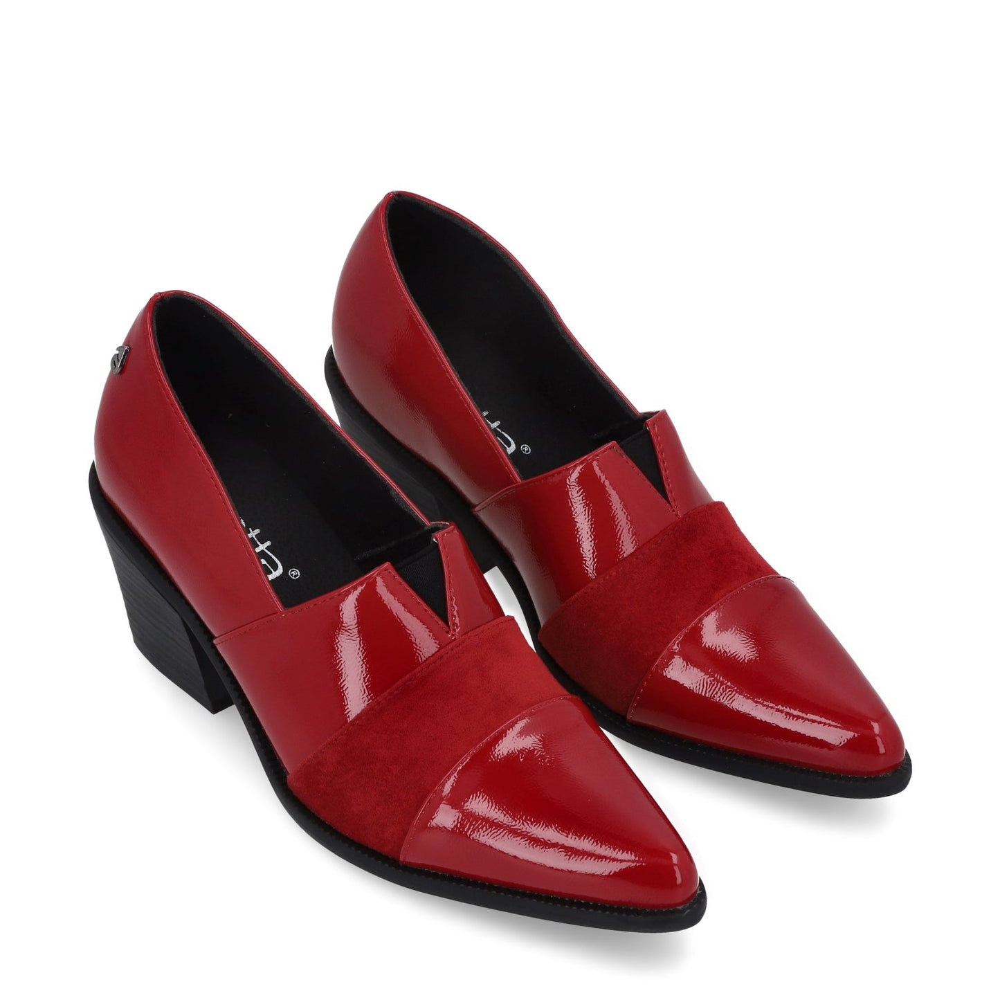 Zapato Taco Rojo Mujer 33765