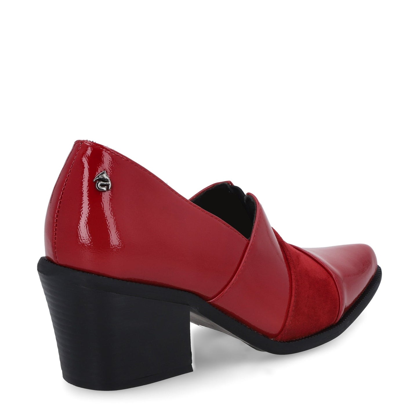 Zapato Taco Rojo Mujer 33765