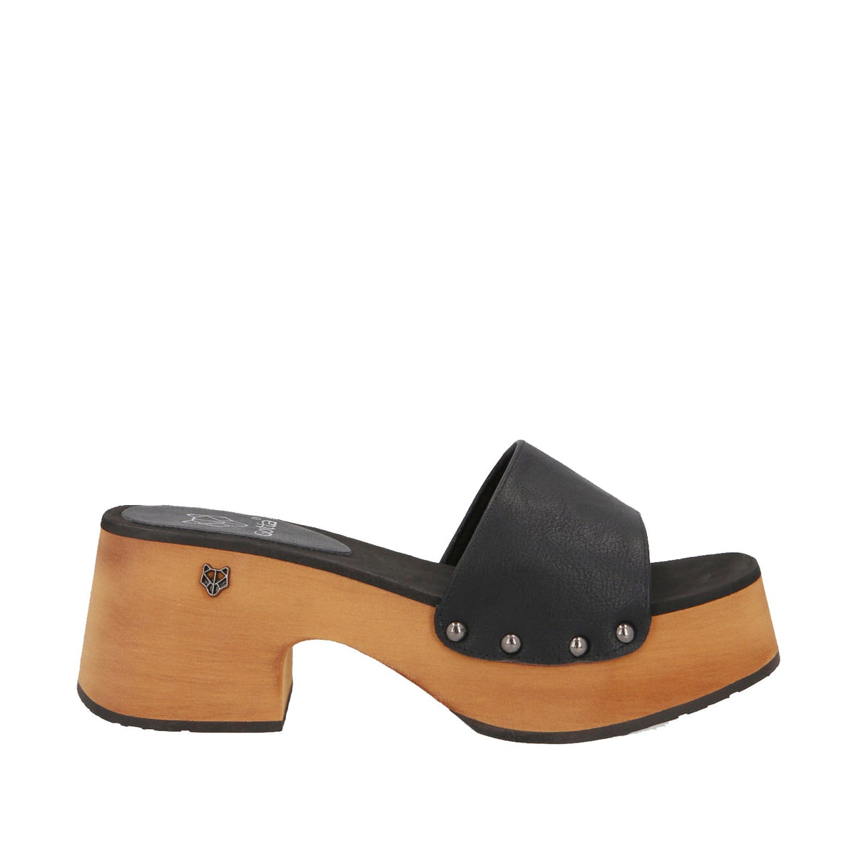 Zueco Negro Mujer 35261