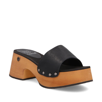Zueco Negro Mujer 35261