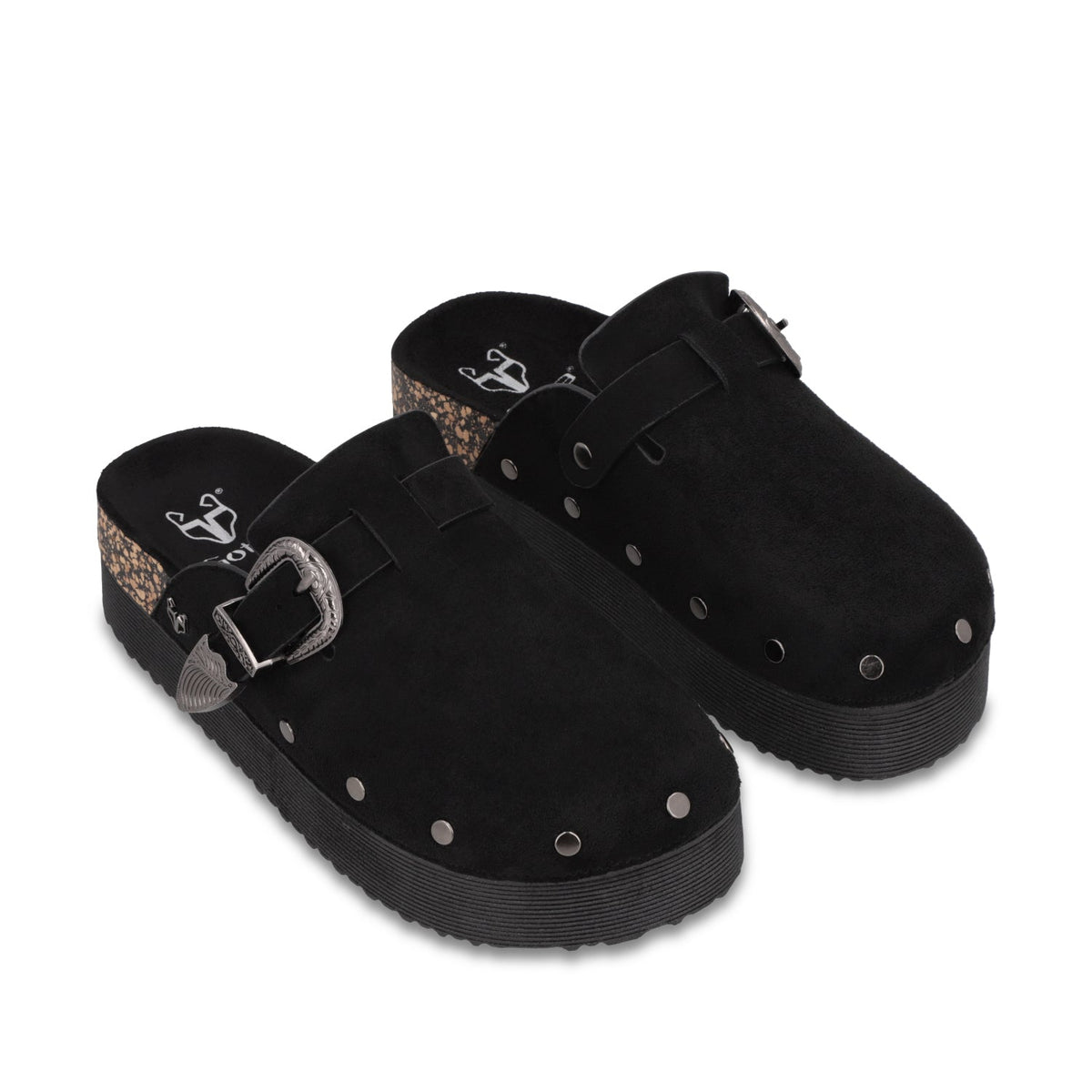 Zueco Plataforma Negro Mujer 65950 - Gotta Mexico